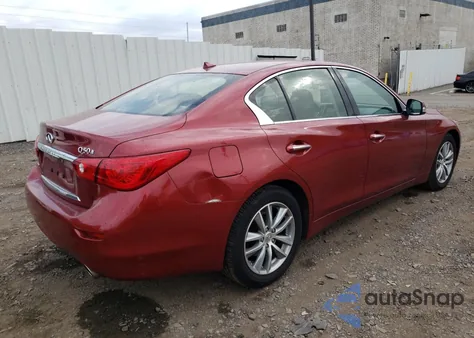 2015 Infiniti Q50 Base z USA, uszkodzony, nr VIN JN1BV7AR5FM416632